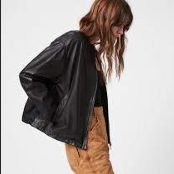 All Saints Jackets & Blazers - Gorgeous… Gorgeous All Saints Della Leather Bomber Jacket 🖤🖤🖤